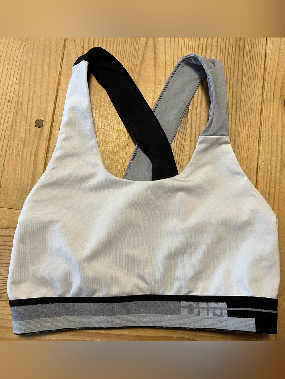 Black and White sport  Bra with Size Tag (S/36)